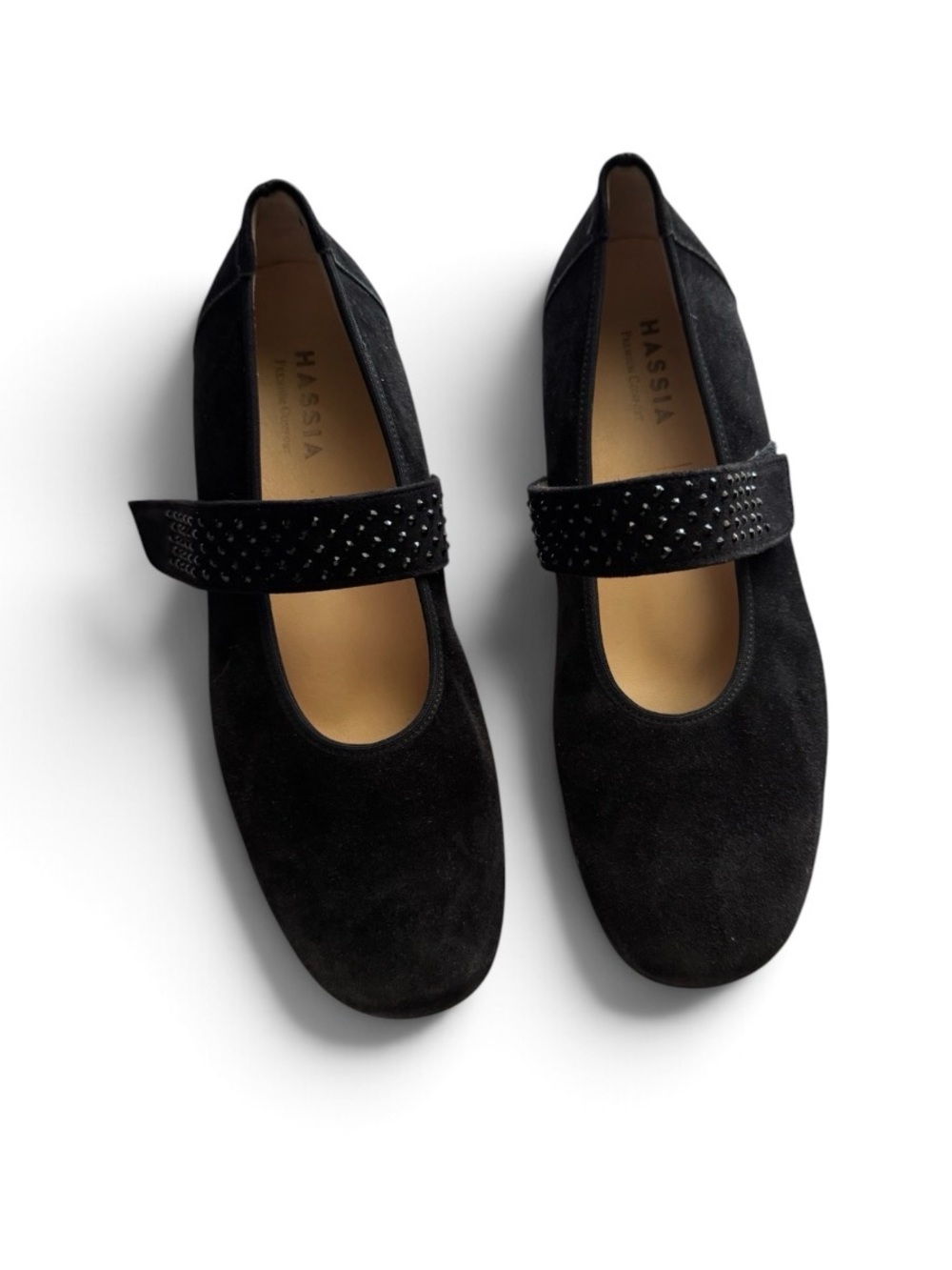 Hassia Black Suede Mary Jane